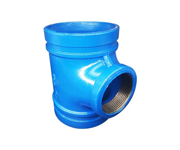 沟槽涂塑丝接三通